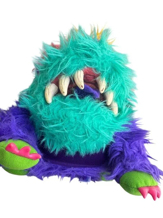 Vintage 1986 My Pet Monster, Rark, Hand Puppet Stuffed Animal Without Handcuffs - Picture 6 of 13